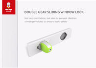 Fashion Double Gear Sliding Home Safety Window Lock For Child Convenient