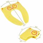 Yellow Potty Foldable Toilet Seat  / Baby Safety Toilet Seat Cover 13.5*11*1 cm