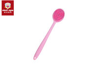 Silicone Material Back Scrubber Bath Body Brush Cleaning Shower Soft Long Handle