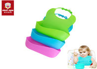 TPE Baby Bib Waterproof Pantone Colors 22*27 CM Size BY18YEWD01