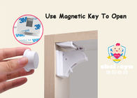 Magnetic Adhesive Child Safety Cabinet Locks Hidden ABS Material Easy Installation