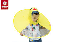 Children's Duck Raincoat Umbrella , Lightweight Rain Poncho Umbrella Eco - Friendly