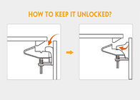 Eco - Friendly Child Safety Cabinet Locks / Invisible Keyless Drawer Lock