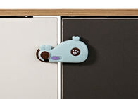 Adhesive Toddler Safety Cabinet Locks , Lever Handle Child Lock Cartoon Shape