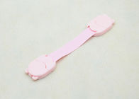 Security Cupboard Child Safety Cabinet Locks 20cm Length Pink Seal Strap Smooth Surfaces