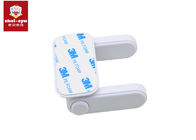 ABS Material Baby Door Handle Lock Push Button Long Lifespan Rohs Certificated