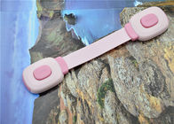 Push Button Pink Latch Cupboard Baby Security Door Locks ABS PE Eco - Friendly