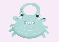 Unisex Soft Silicone Bib , Waterproof Drool Bibs 100% Silicone Material 22*27cm Size