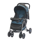SS fabric Baby Pushchair Stroller 9.6kg With Adjustable Canopy