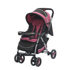 SS fabric Baby Pushchair Stroller 9.6kg With Adjustable Canopy
