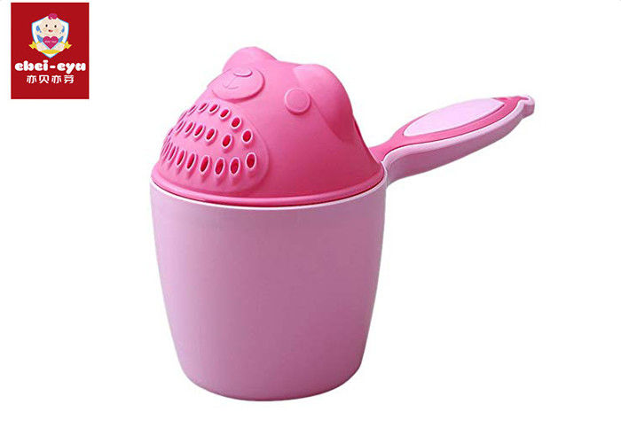 Bear Bathing Cup Baby Shampoo Cap Water Spoon PP Material Corrosion Resistant