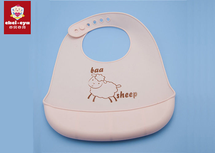 Adjustable 100% Silicone Reusable Baby Bibs Cartoon Drool Bibs Infant Care Type