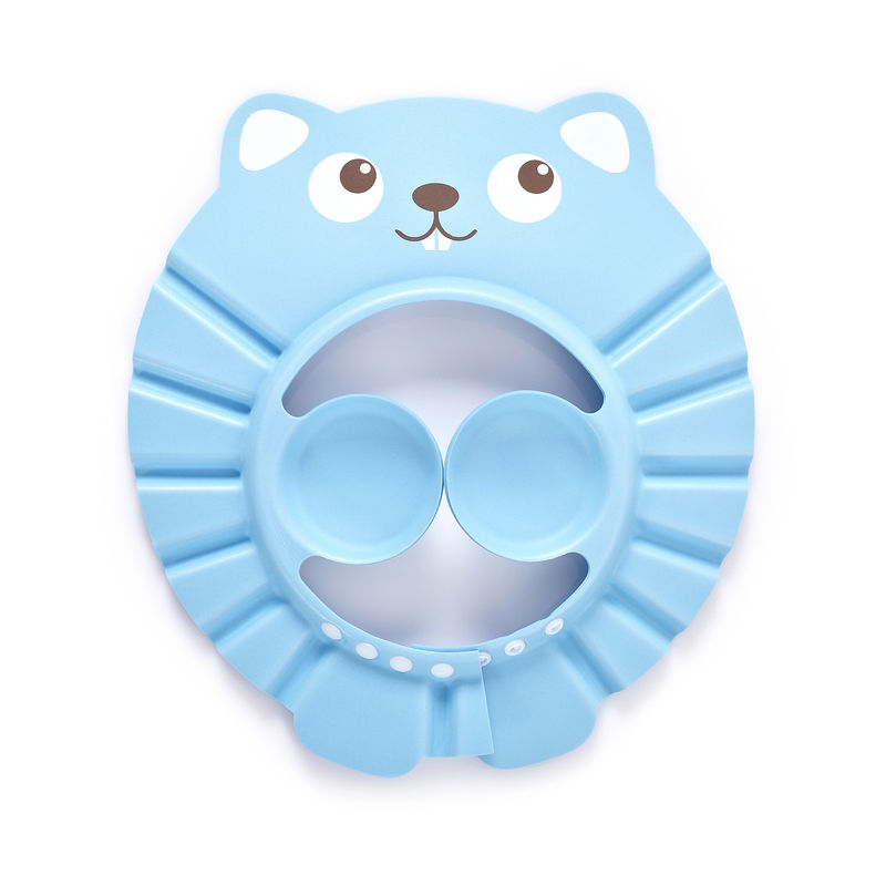 Adjustable Cartoon Mouse 40CM EVA Baby Shower Cap