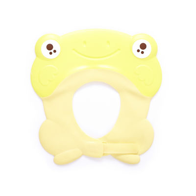 Eco Friendly Infant Shower Cap Non Toxic Bear Shape Baby Hair Wash Guard