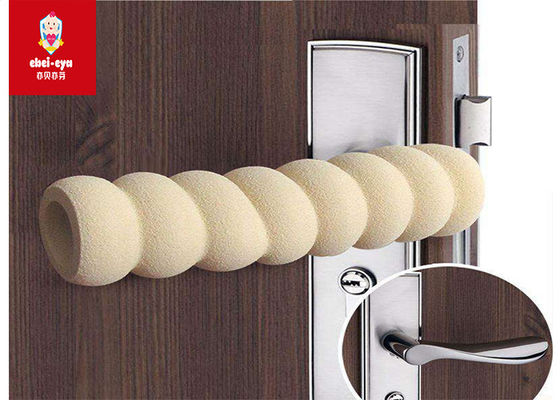 Foam Door Handle Safety Covers Guard Protector , Door Knob Covers For Lever Handles