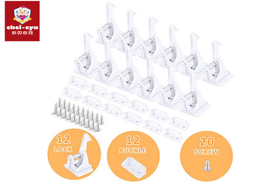 Child Safety Drawer Lock Baby Spring Lock Invisible Child Safety Cabinet Locks
