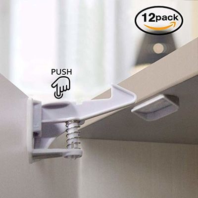 Baby Safety Product Child Proof Spring Lock For Cabinet Security