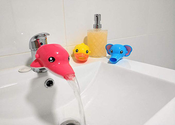 Cute Cartoon Kids Faucet Extender Safe Fun Washing Solution Babies PP Plastic