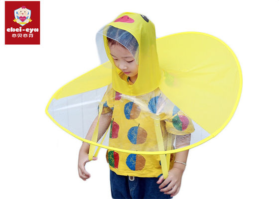 Children's Duck Raincoat Umbrella , Lightweight Rain Poncho Umbrella Eco - Friendly