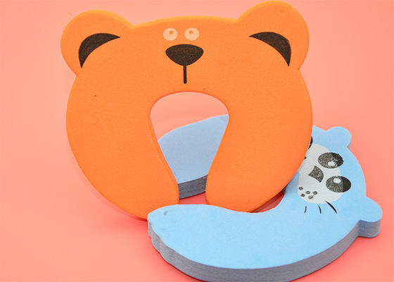 Non - Toxic Baby Door Stopper EVA Rubber Animals Design For Children Safety