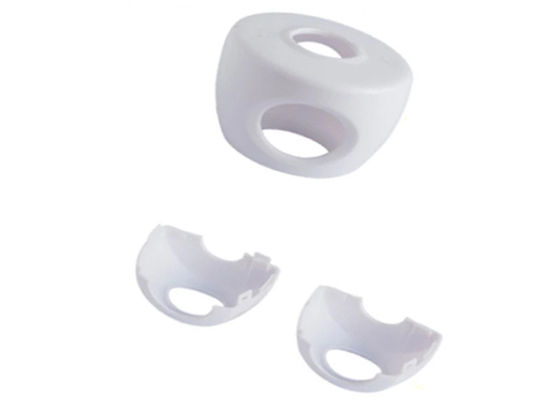 Durable Baby Safety Door Handle Covers White Plastic Material Infant Care Type