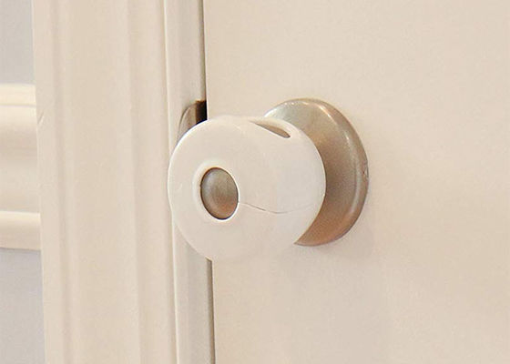 Child Security White PP Door Knob Protector Cover Baby Safety SGS Certificated