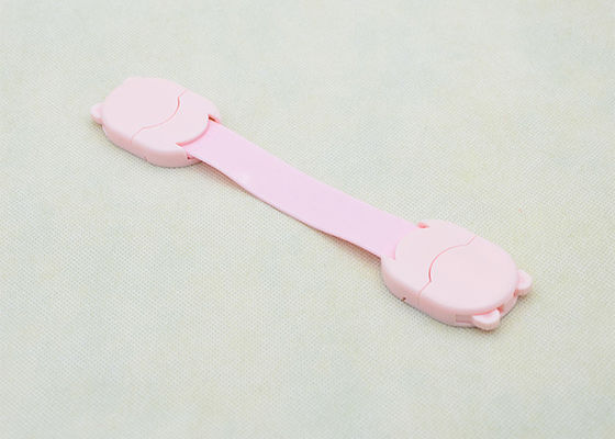 Security Cupboard Child Safety Cabinet Locks 20cm Length Pink Seal Strap Smooth Surfaces