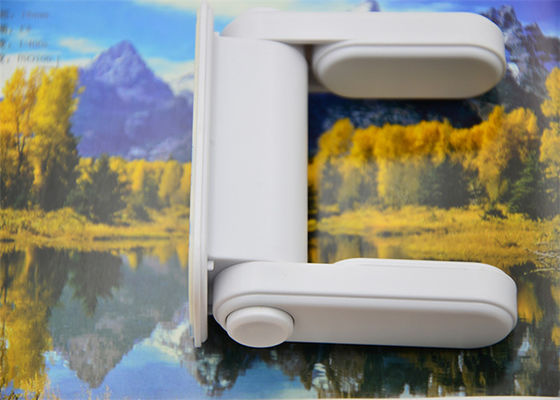 White Color Child Safety Cupboard Locks , Door Latch Lock Keeping Baby Safety