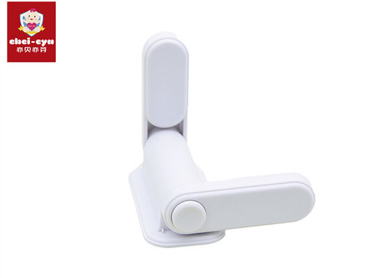 White Color Child Safety Cupboard Locks , Door Latch Lock Keeping Baby Safety