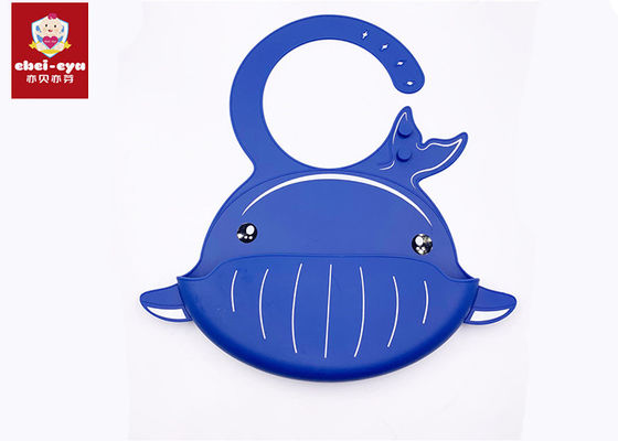 Soft Easily Wipes Baby Shampoo Cap Foldable Baby Bibs Marine Series Washable