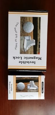 Invisible Adhesive ABS Child Magnetic Cabinet Locks