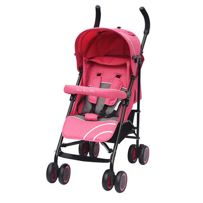 Lightweight Folding Linen Baby Pushchair Stroller