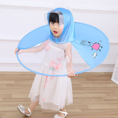 120cm Height Cartoon Printing Foldable Children Raincoat