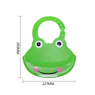 Infant Waterproof Food Feeding Silicone Baby Bib With Catcher