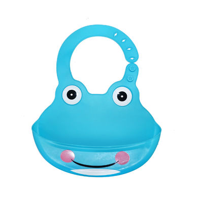 Infant Waterproof Food Feeding Silicone Baby Bib With Catcher