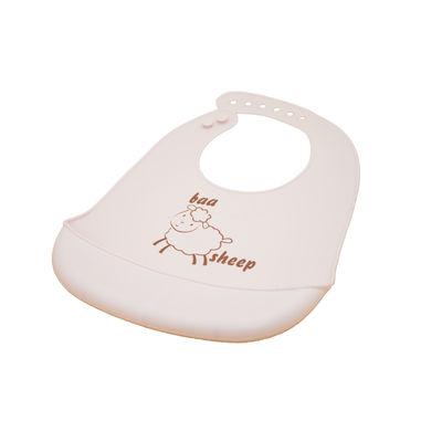 Food Grade Waterproof Feeding Bibs 27*22CM For Infant / Toddler