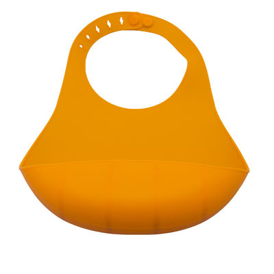 Waterproof Silicone Baby Bib 299*218MM With Pocket