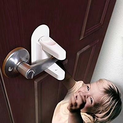 Silk Printing ABS Latch Door Lever Lock 12*5*7cm