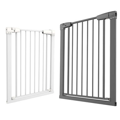 Black White Indoor Thru ABS Baby Gate Playpen 77*70cm