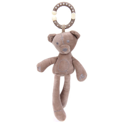 Baby Music Plush Crib 21*7.4CM Stroller Rattle Toys For Hanging