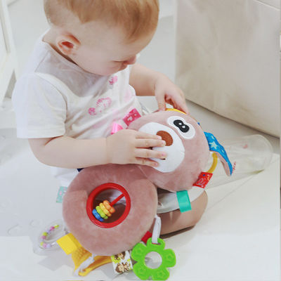 34*10cm Rattle Baby Plush Toys Early Development Hanging Stroller