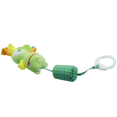 Hanging Baby Rattle Crinkle Squeaky Toy With Teethers Plush