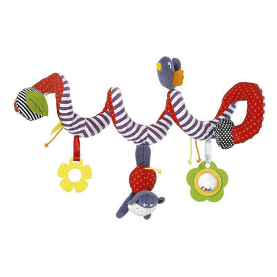 Cute Animal Bell Trolley Pendant Baby Plush Toy Cradle Wind Chime