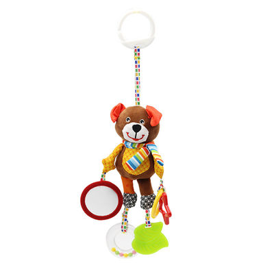 Colorful OEM Plush Baby Educational Development Toys Squeaky Belly