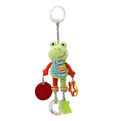 Colorful OEM Plush Baby Educational Development Toys Squeaky Belly