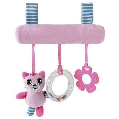 PP Cotton Cartoon Animal Plush Rattle Toys Stuffed Doll