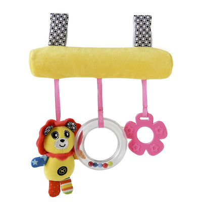 PP Cotton Cartoon Animal Plush Rattle Toys Stuffed Doll