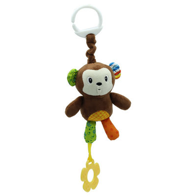 Animal Crib Towel Bed Bell Baby Plush Toys PP cotton