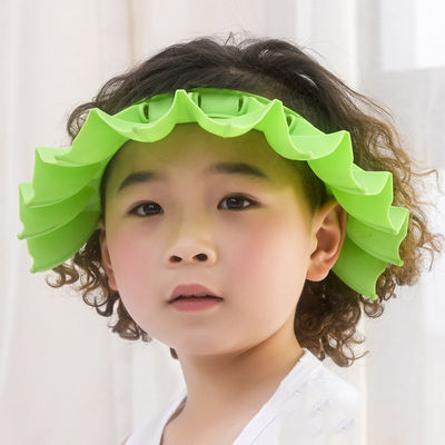 Bathing PE 24 Inch Baby Shower Hat With Ear Protection