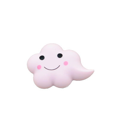 Silicone Toughness SGS Door Handle Bumpers Pad 5.5*4cm Smile Cloud